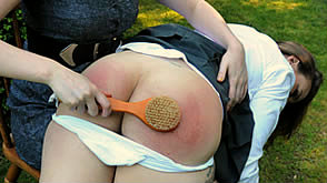 The dreaded bathbrush is used again