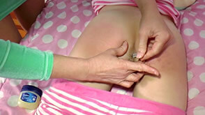 Anally probed with the thermometer